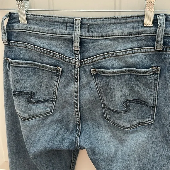 Silver Jeans Avery Skinny curvy fit denim Jeans W26/L29 mid rise - Picture 4 of 6